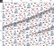 Hockey, Large Scale, Eat, Sleep, Red, Blue, Nursery, Sports, Ice, Rink, Pucks Custom Printed Fabric by Spoonflower Various Fabrics by the Yard or Fat Quarter